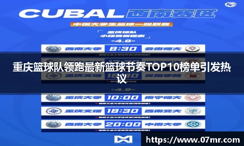 重庆篮球队领跑最新篮球节奏TOP10榜单引发热议